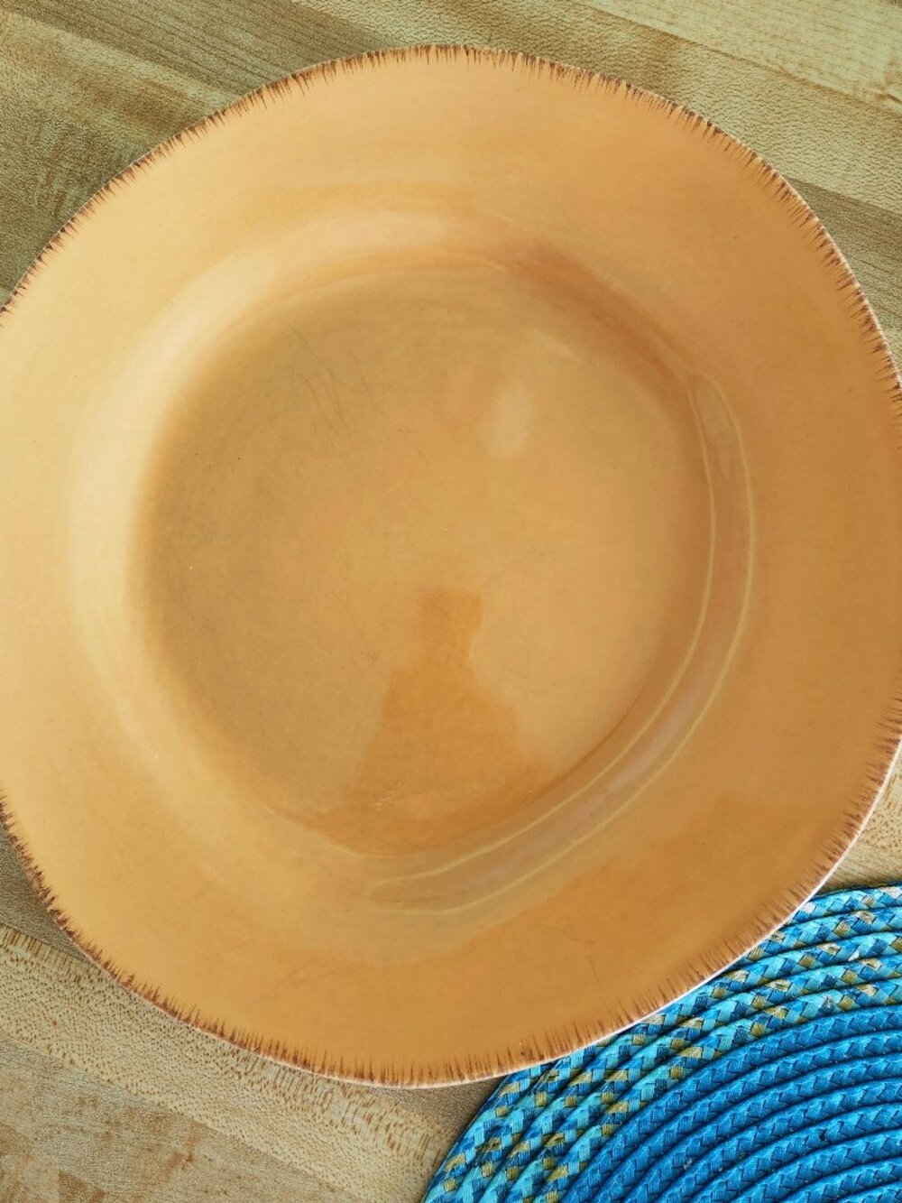 Pier 1 Elemental Honey Dinner Plate 12"